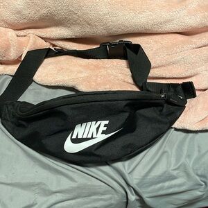 Black Nike fanny pack
